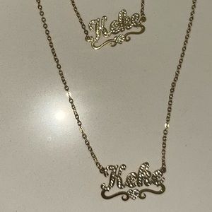 Keke personalized gold set